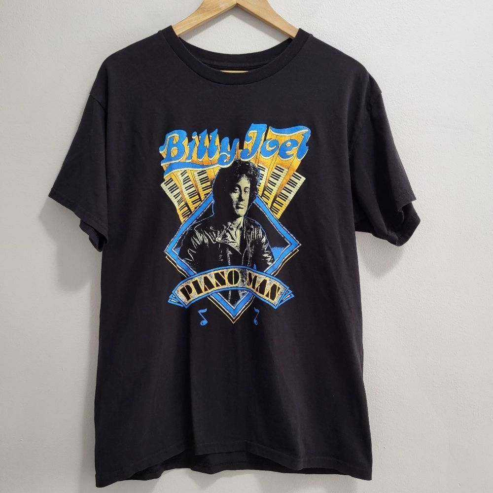 Billy Joel in Concert 2022 Las Vegas Allegiant Piano Man Tee T-Shirt Size Large